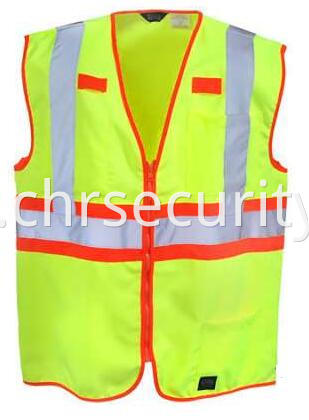 Men's High-Visibility Mesh Yellow Work Vest